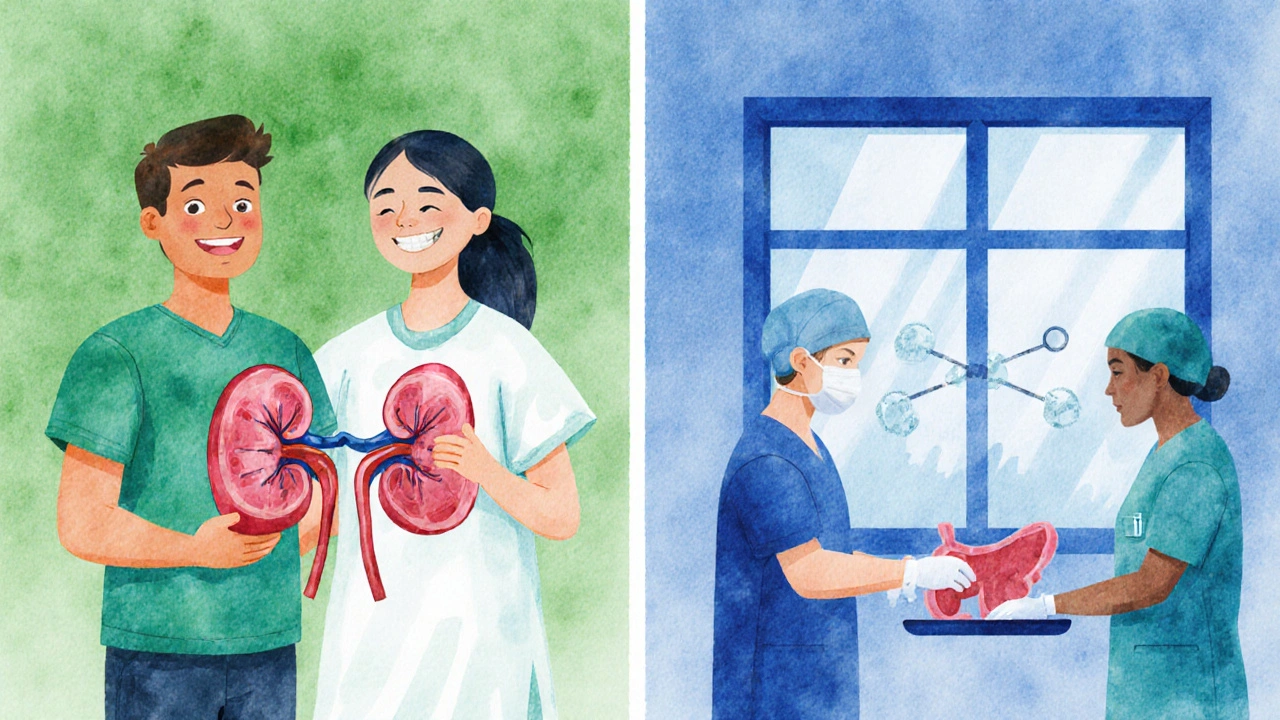 Living Donor vs. Deceased Donor: A Direct Comparison