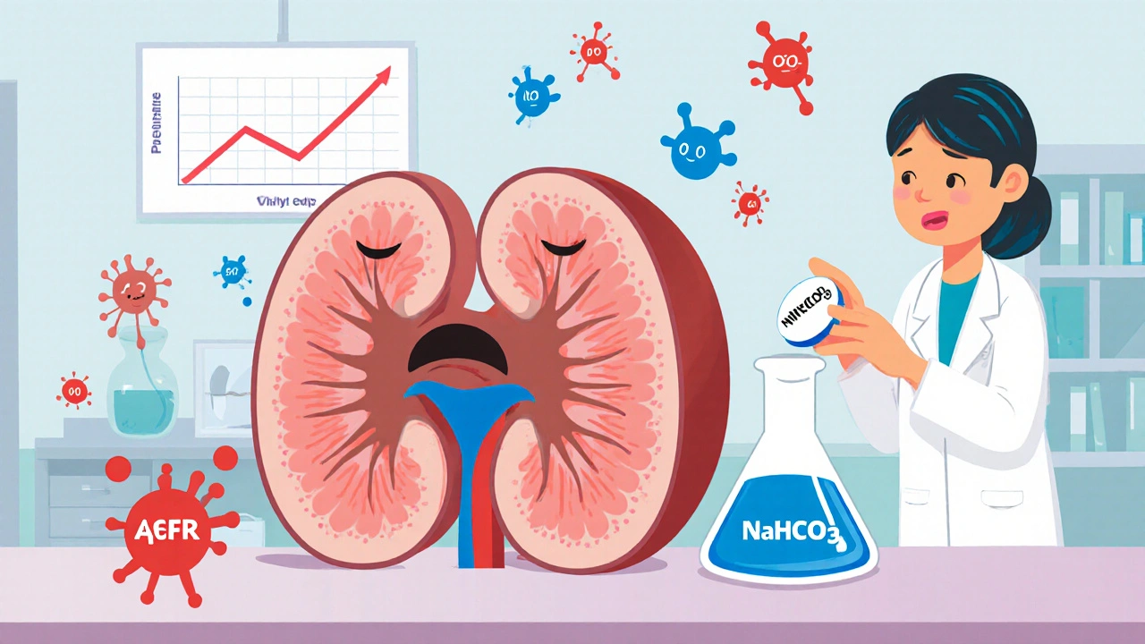 Metabolic Acidosis in CKD: How Bicarbonate Therapy Slows Kidney Decline